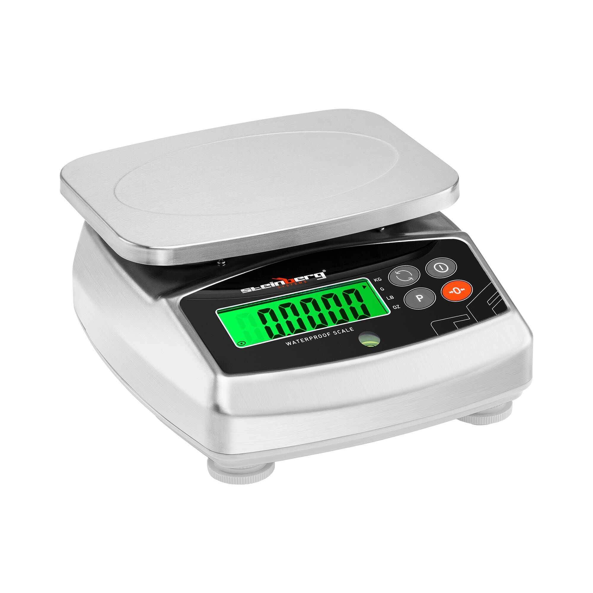 Steinberg Digital Kitchen Scale - 15 kg / 5 g - 21 x 16 cm - LCD