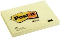 3M Post-it Notes Yellow (76mm x 102mm)