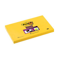 3M Post-it Super Sticky Notes Yellow (76mm x 127mm)