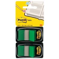 3M Post-it green page markers, pack of 100