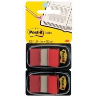 3M Post-it red page markers, pack of 100