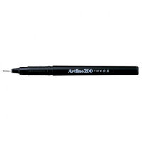 Artline 200 Fineliner Fine 0.4mm black