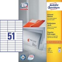 Avery 3420 multi-purpose labels 70 x 16.9 mm (5100 labels)