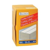 Avery 3434 franking labels 128 x 38 mm white (1000 labels)