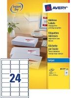 Avery J8159-100 address labels 63.5 x 33.9 mm (2400 labels)