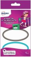 Avery family RESOV15 ultra strong oval labels 41 x 89mm (15 pack)