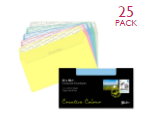Diversen Creative Colour Envelopes DL+ Assorted Pk. of 25