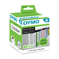 Dymo S0722480 / 99019 lever arch file labels (original Dymo)