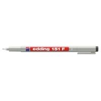 Edding 151F OHP black marker