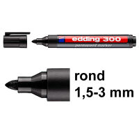 Edding 300 black permanent marker (1.5 - 3 mm)