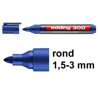 Edding 300 blue permanent marker (1.5 - 3mm)