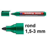 Edding 300 green permanent marker  (1.5 - 3 mm)