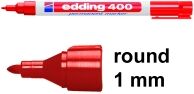 Edding 400 red permanent marker