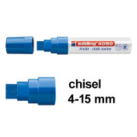 Edding 4090 blue chalk marker (4-15 mm chisel)