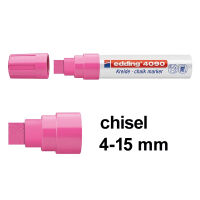 Edding 4090 neon pink chalk marker (4-15 mm chisel)