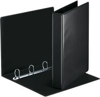 Esselte Essentials Panorama black binder with 4 D-rings (51mm)