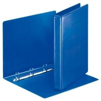 Esselte Essentials Panorama blue binder with 4 D-rings (44mm)