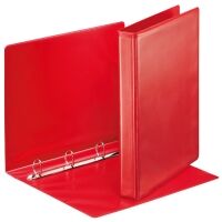 Esselte Essentials Panorama red binder with 4 D-rings (44mm)