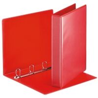 Esselte Essentials Panorama red binder with 4 D-rings (51mm)