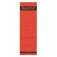 Leitz 1642 self-adhesive spine labels 61mm x 191mm red (10 pieces)