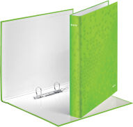 Leitz 4241 WOW green ring binder with 2 D-rings, A4, 25mm