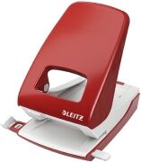 Leitz 5138 red 2-Hole Punch, 4 mm/40 sheets