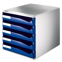 Leitz 5280 blue, 5 drawers
