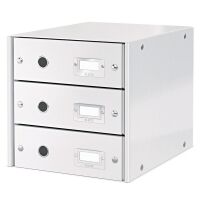 Leitz 6048 white, 3 drawers