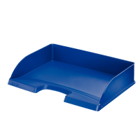 Leitz Plus Blue Letter Tray Wide Entry
