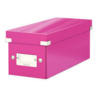 Leitz WOW 6041 metallic pink CD box