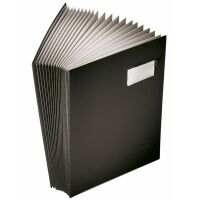 Leitz book with 20 compartments A4 black