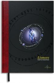 Lismore science A4 hardcover notebook black