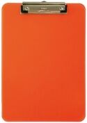 Maul neon clipboard transparent orange A4 portrait