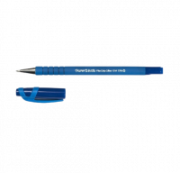Papermate Flexgrip Ultra Stick ballpoint pen with cap blue (1mm)