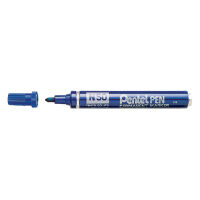 Pentel N50 permanent bullet marker broad blue (12-pack)