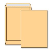 Q-Connect 500 Envelopes, C5 size, self seal manilla, 90g (13885/1R23)