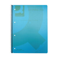 Q-Connect A4 spiral bound polypropylene notebook, 5-pack, 160 Pages