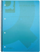 Q-Connect A4 spiral bound polypropylene notebook, 5-pack, 160 Pages