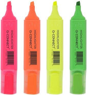 Q-Connect KF01116 assorted highlighter (4-pack)