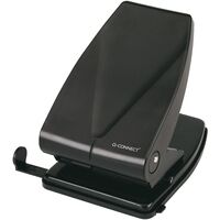 Q-Connect KF01236 black heavy duty 2-Hole Punch 35 sheets