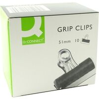 Q-Connect KF01289 gripclip, 51mm, pack of 10