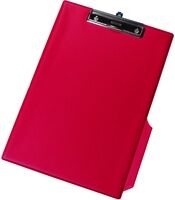 Q-Connect KF01298 red PVC clipboard