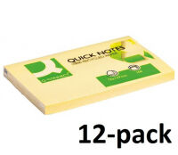 Q-Connect KF05610 (recycled) Notes Yellow (76mm x 127mm) 12-pack
