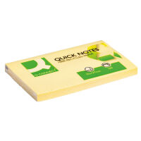 Diversen Q-Connect KF05610 (recycled) Notes Yellow (76mm x 127mm)