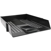 Q-Connect KF10050 black letter tray