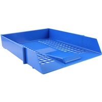 Q-Connect KF10052 blue letter tray