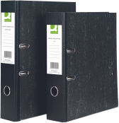 Q-Connect KF20001 black A4 lever arch file, 70mm (10-pack)