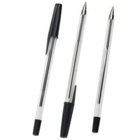 Q-Connect KF26040 black ballpoint pen (50-pack)