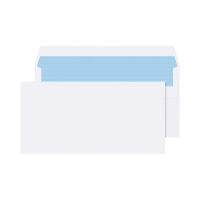 Q-Connect KF3480 envelope, DL size, self seal white, 90g (1000-pack)