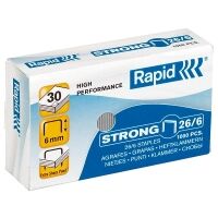 Rapid 26/6 standard galvanized staples, pack of 1000